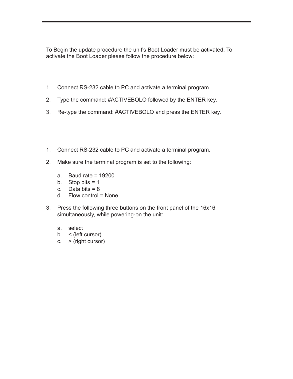 Firmware update | Gefen GEF-3GSDI-16416 User Manual | Page 32 / 39