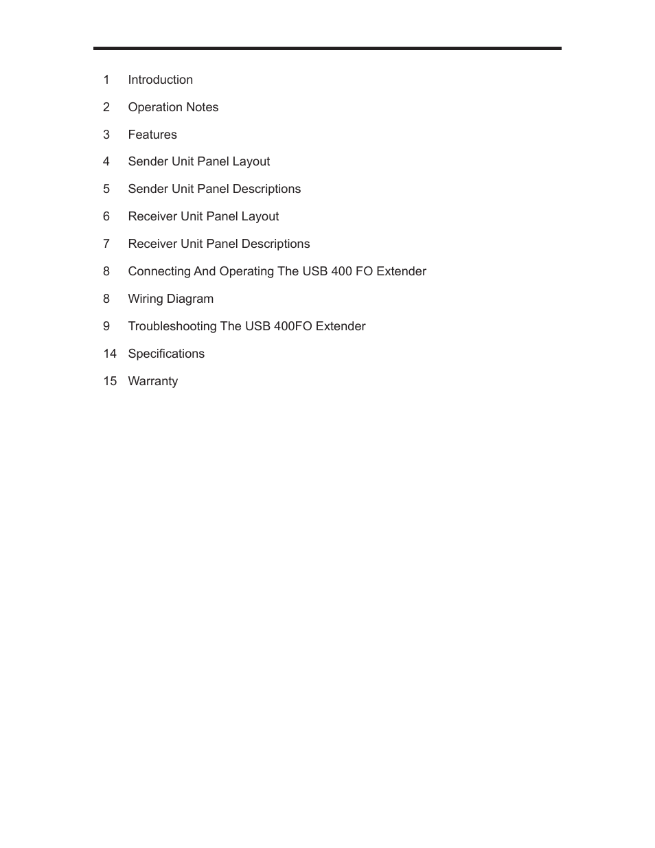 Gefen USB 400 FO EXT-USB-400FON User Manual | Page 3 / 19