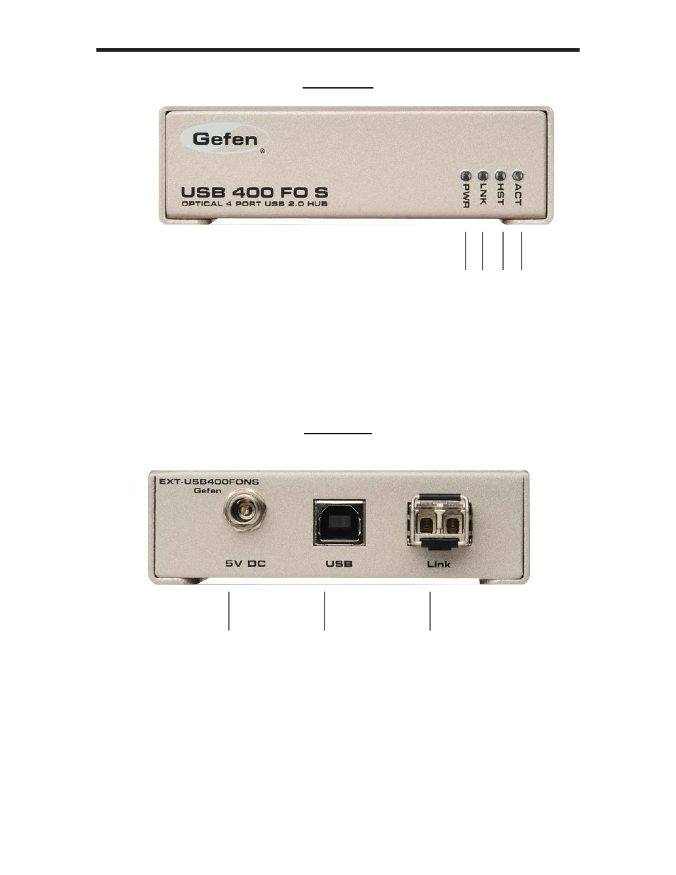 Gefen USB 400 FO EXT-USB-400FON User Manual | Page 7 / 19