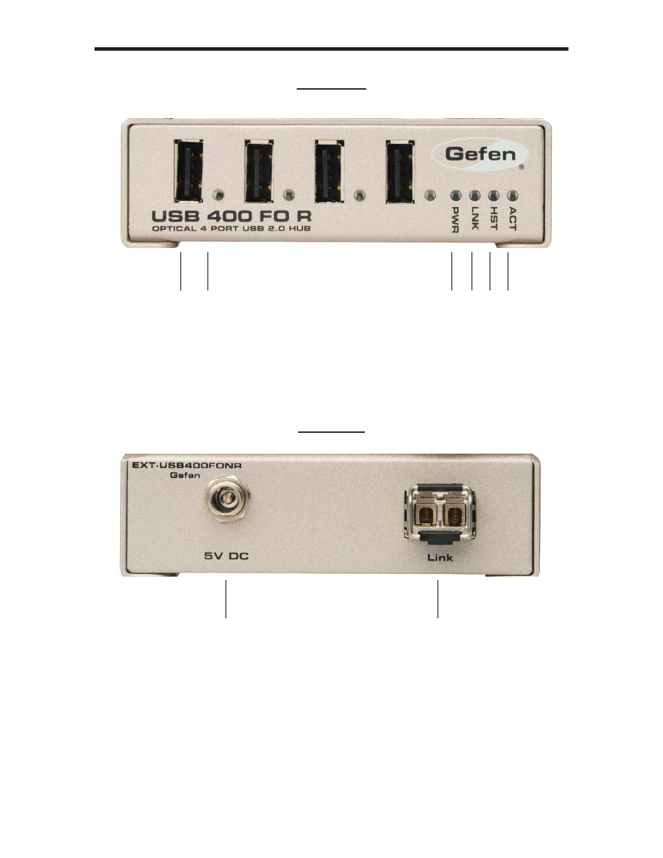 Gefen USB 400 FO EXT-USB-400FON User Manual | Page 9 / 19