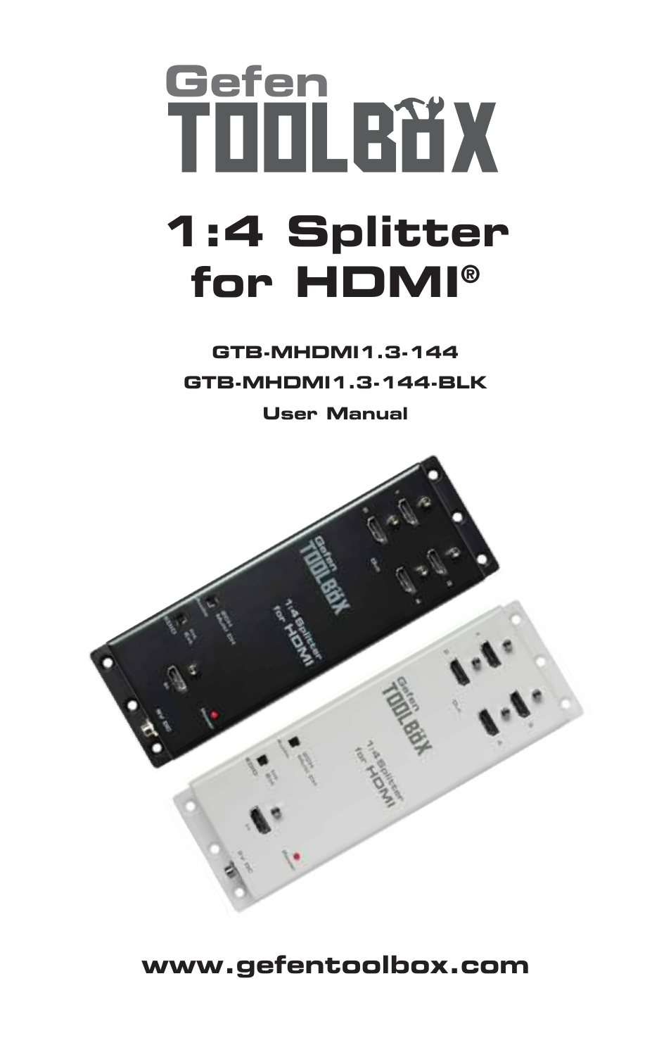 Gefen GTB-MHDMI1.3-144-BLK User Manual | 19 pages