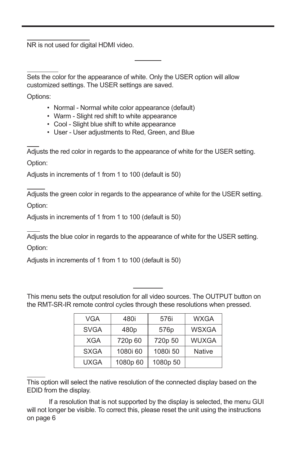1080p hdmi scaler configuration | Gefen GTV-HDMI-1080PS User Manual | Page 11 / 14