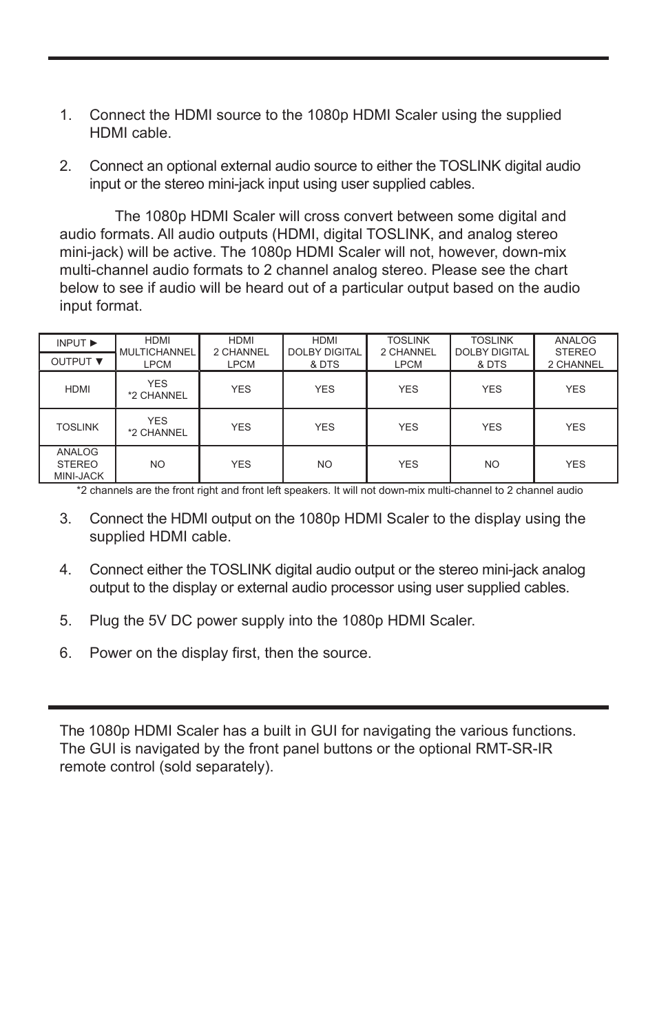 Gefen GTV-HDMI-1080PS User Manual | Page 8 / 14