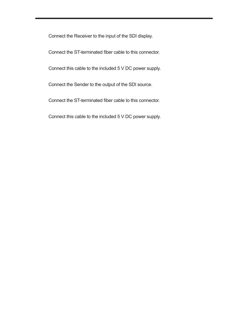 Connector descriptions | Gefen GEF-3GSDI-FO-141 User Manual | Page 8 / 13