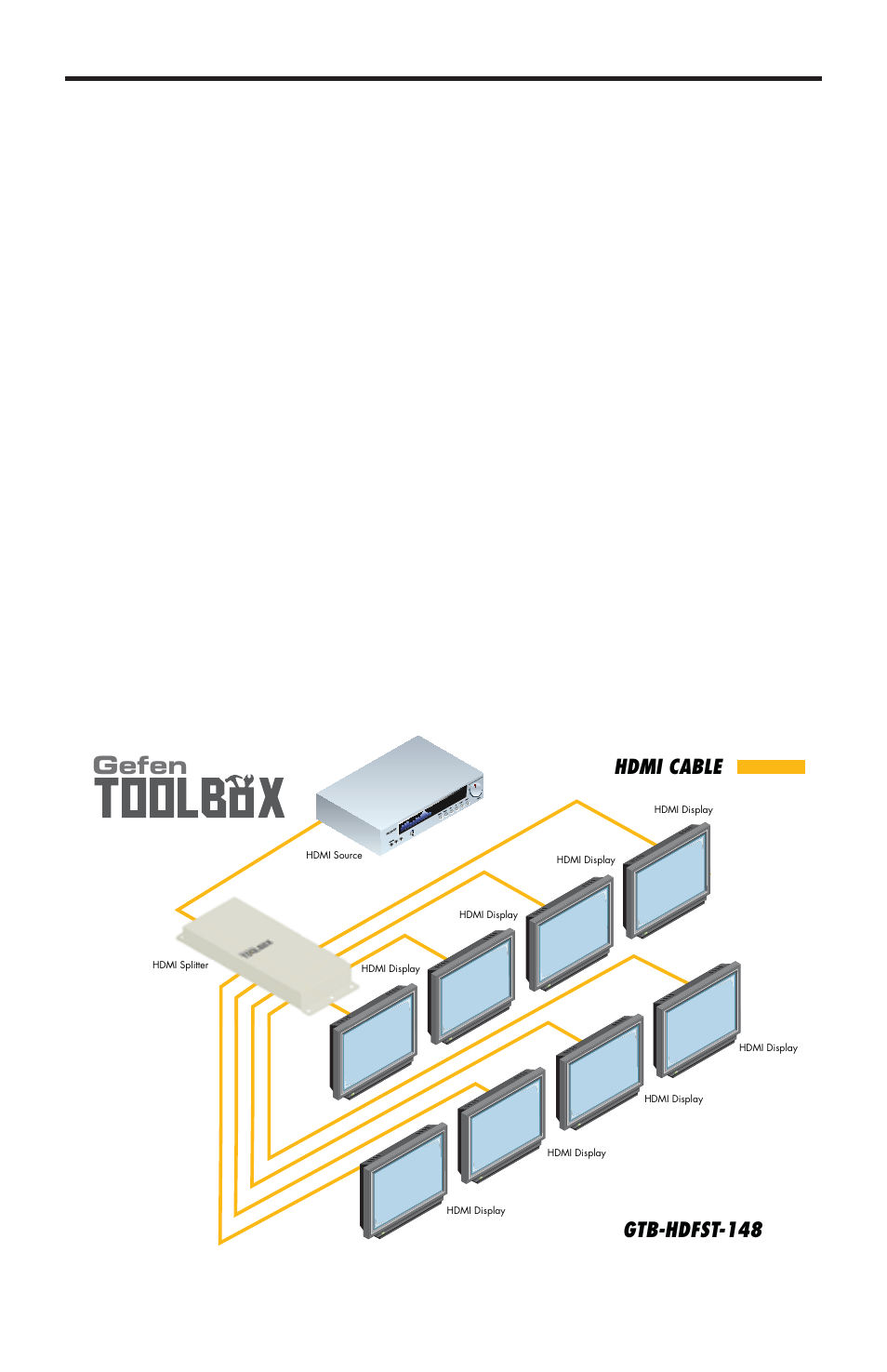 Gefen, Gtb-hdfst-148, Hdmi cable | Gefen GTB-HDFST-148-BLK User Manual | Page 9 / 19