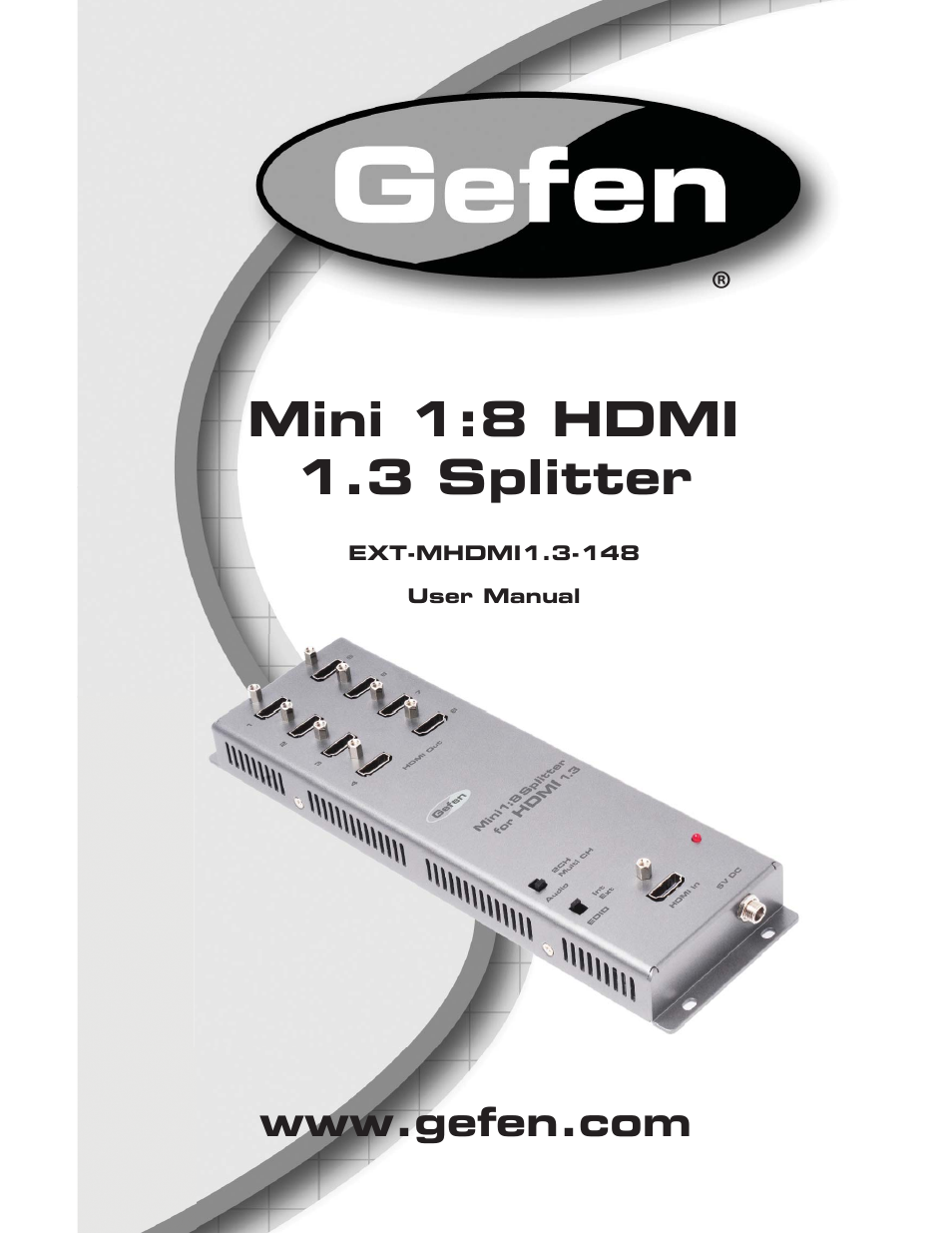 Gefen EXT-MHDMI1.3-148 User Manual | 18 pages