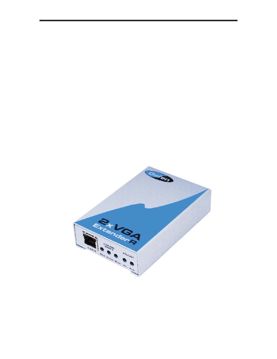 Features | Gefen EXT-VGA-CAT5-142 User Manual | Page 5 / 14