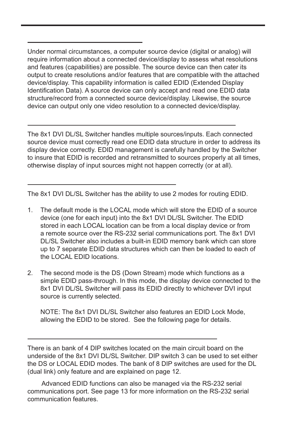 Gefen EXT-DVI-841DL User Manual | Page 13 / 29