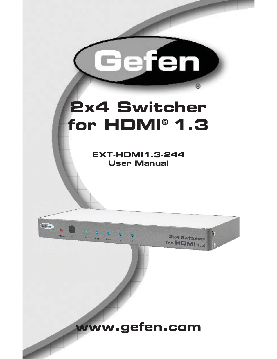 Gefen EXT-HDMI1.3-244 User Manual | 18 pages