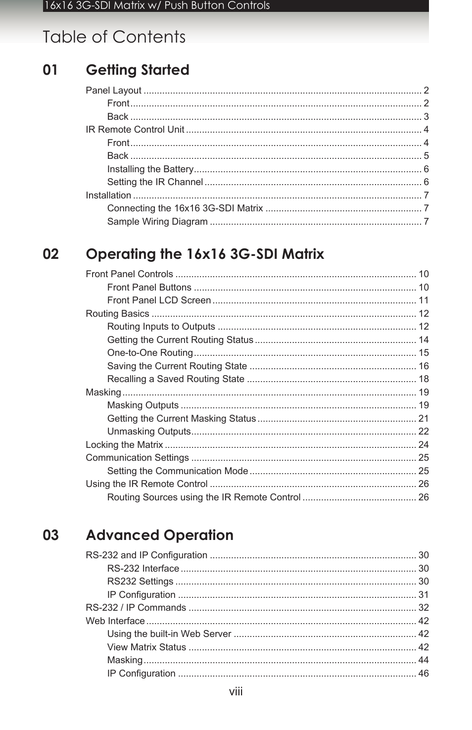 Gefen 1080P User Manual | Page 8 / 64