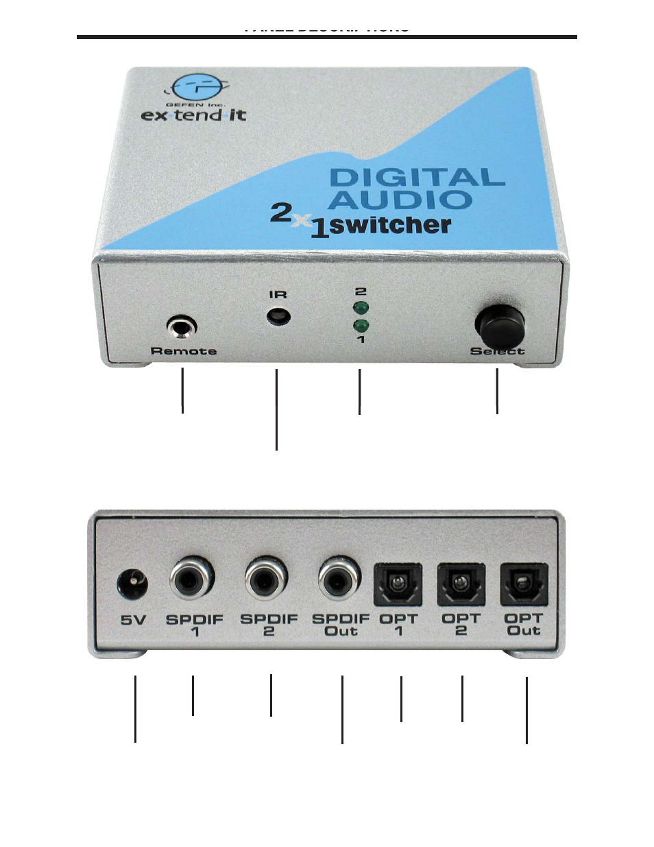 Gefen Digital Audio Switcher User Manual | Page 6 / 12