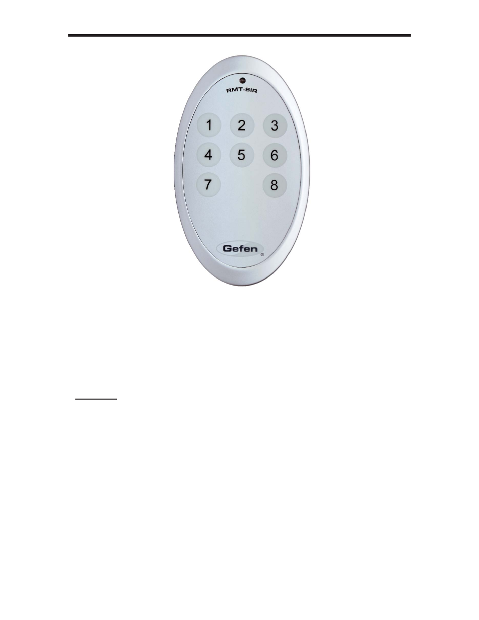 Rmt-8ir remote control description | Gefen EXT-HDMI1.3-841 User Manual | Page 10 / 15