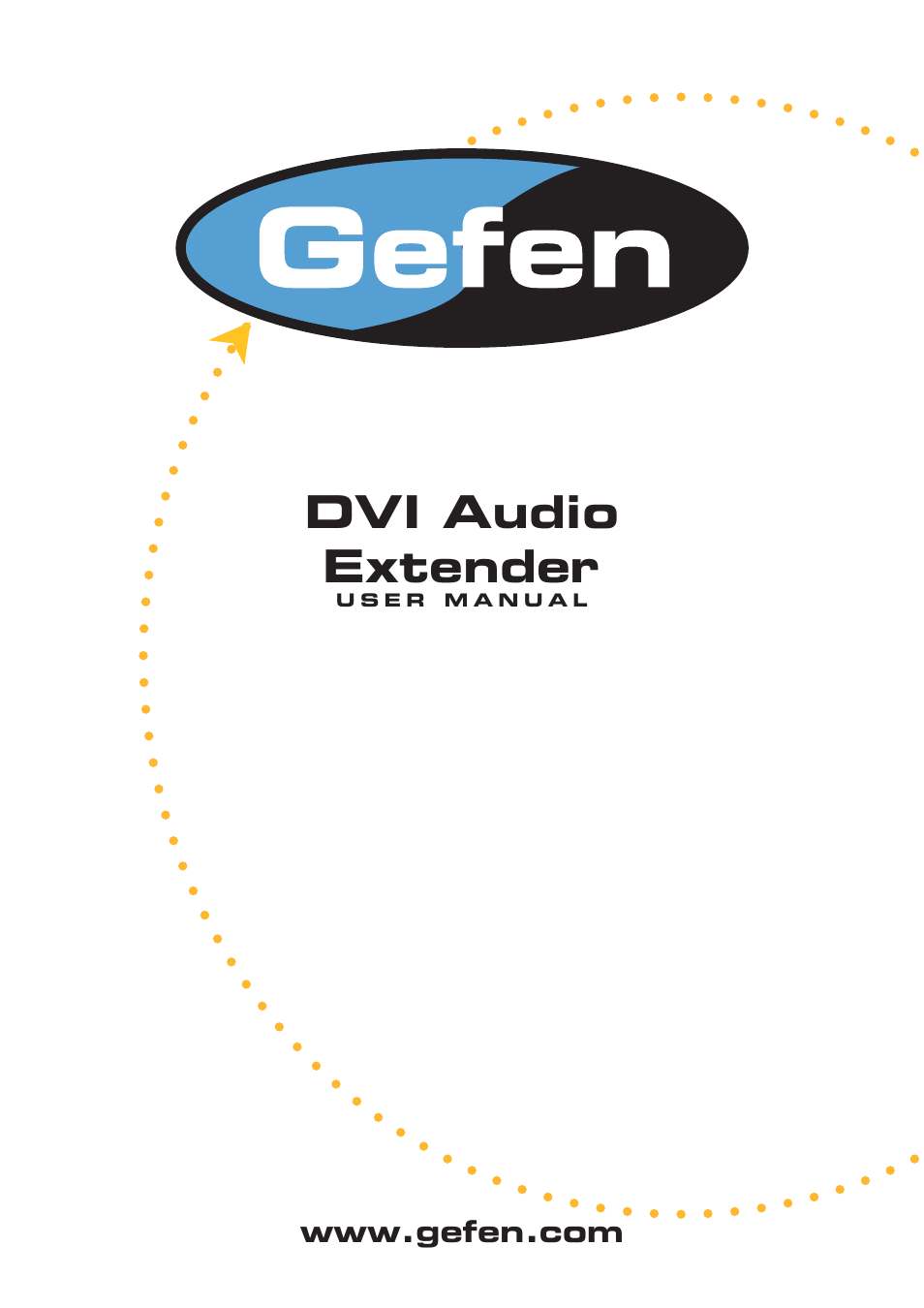 Gefen Audio Extender DVI User Manual | 15 pages