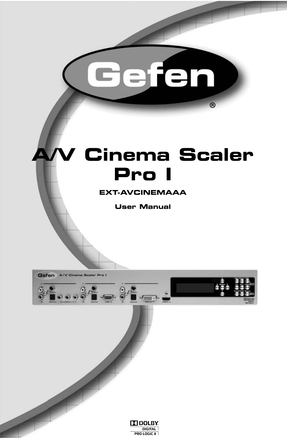 Gefen PRO I User Manual | 60 pages