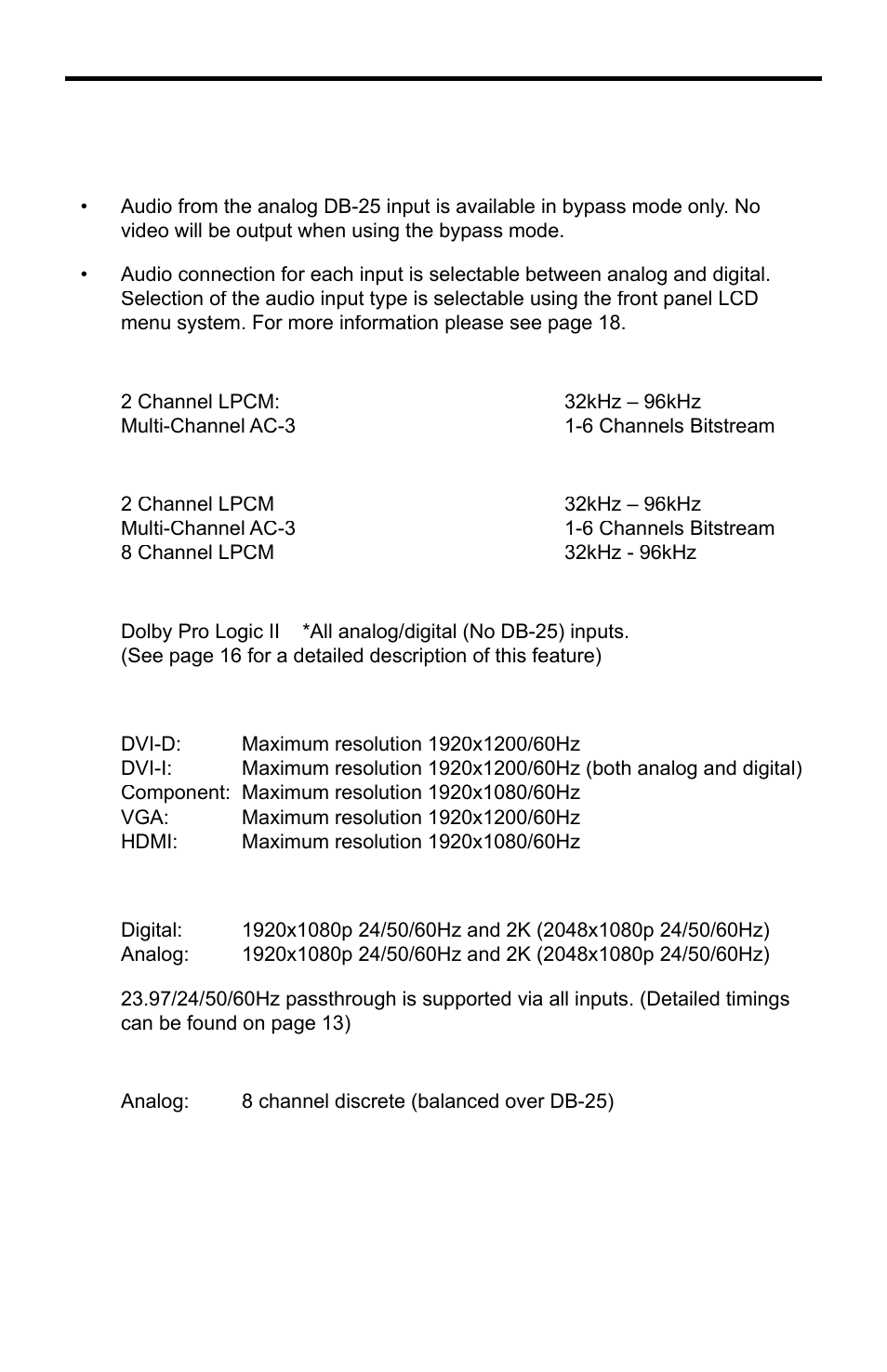 Gefen PRO I User Manual | Page 8 / 60