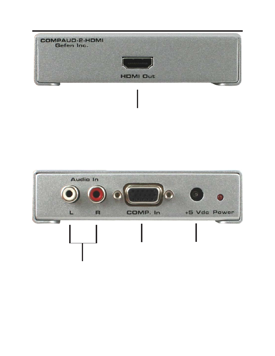 Gefen Component Audio to HDMI Adapter User Manual | Page 6 / 9