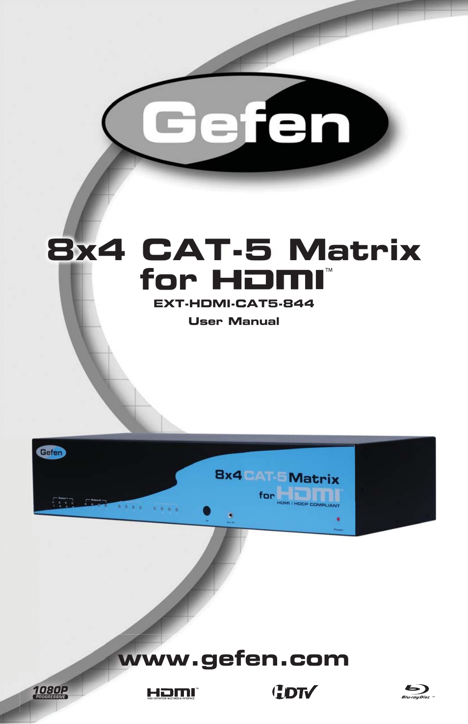 Gefen EXT-HDMI-CAT5-844 User Manual | 28 pages