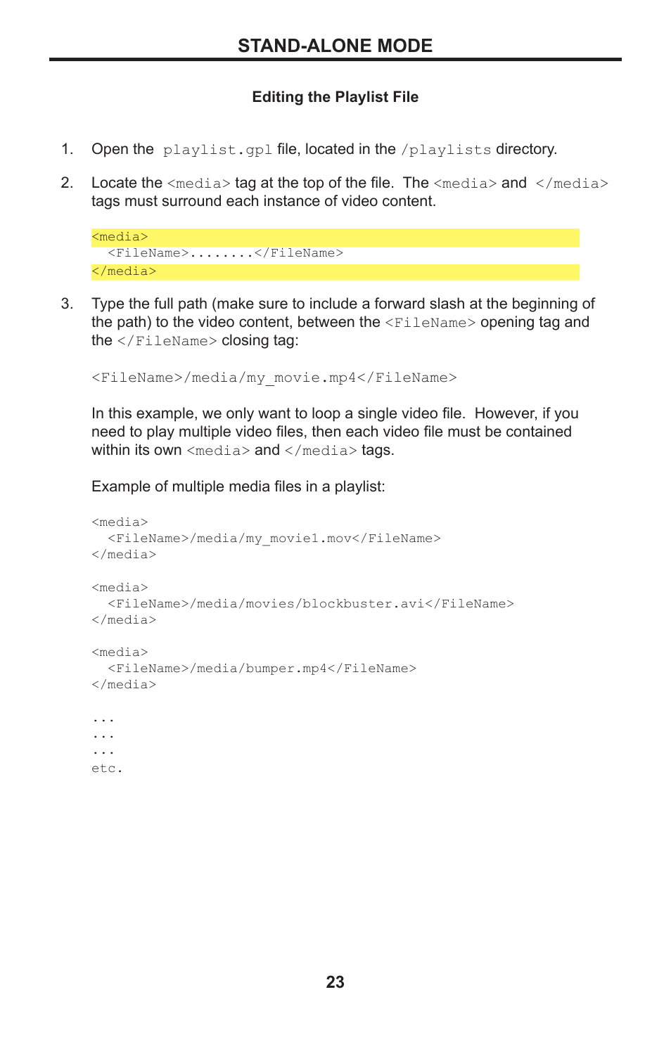 Stand-alone mode | Gefen EXT-HD-DSMP User Manual | Page 27 / 64