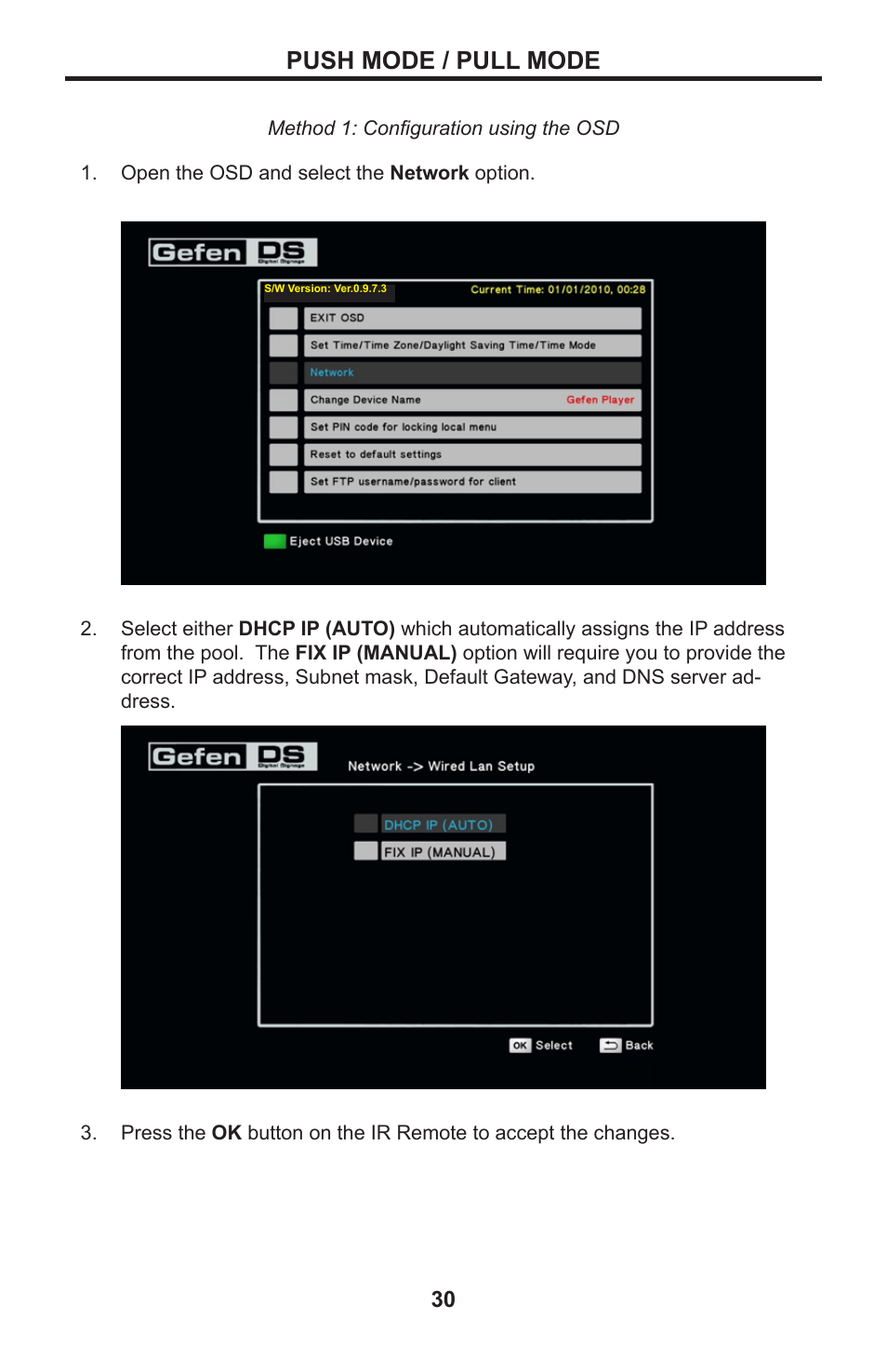 Push mode / pull mode | Gefen EXT-HD-DSMP User Manual | Page 34 / 64