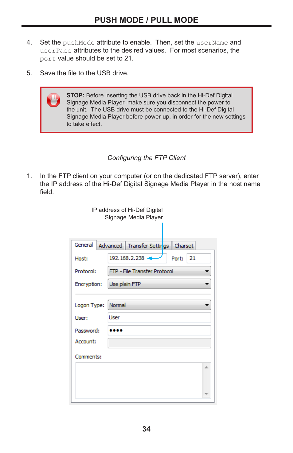 Push mode / pull mode | Gefen EXT-HD-DSMP User Manual | Page 38 / 64