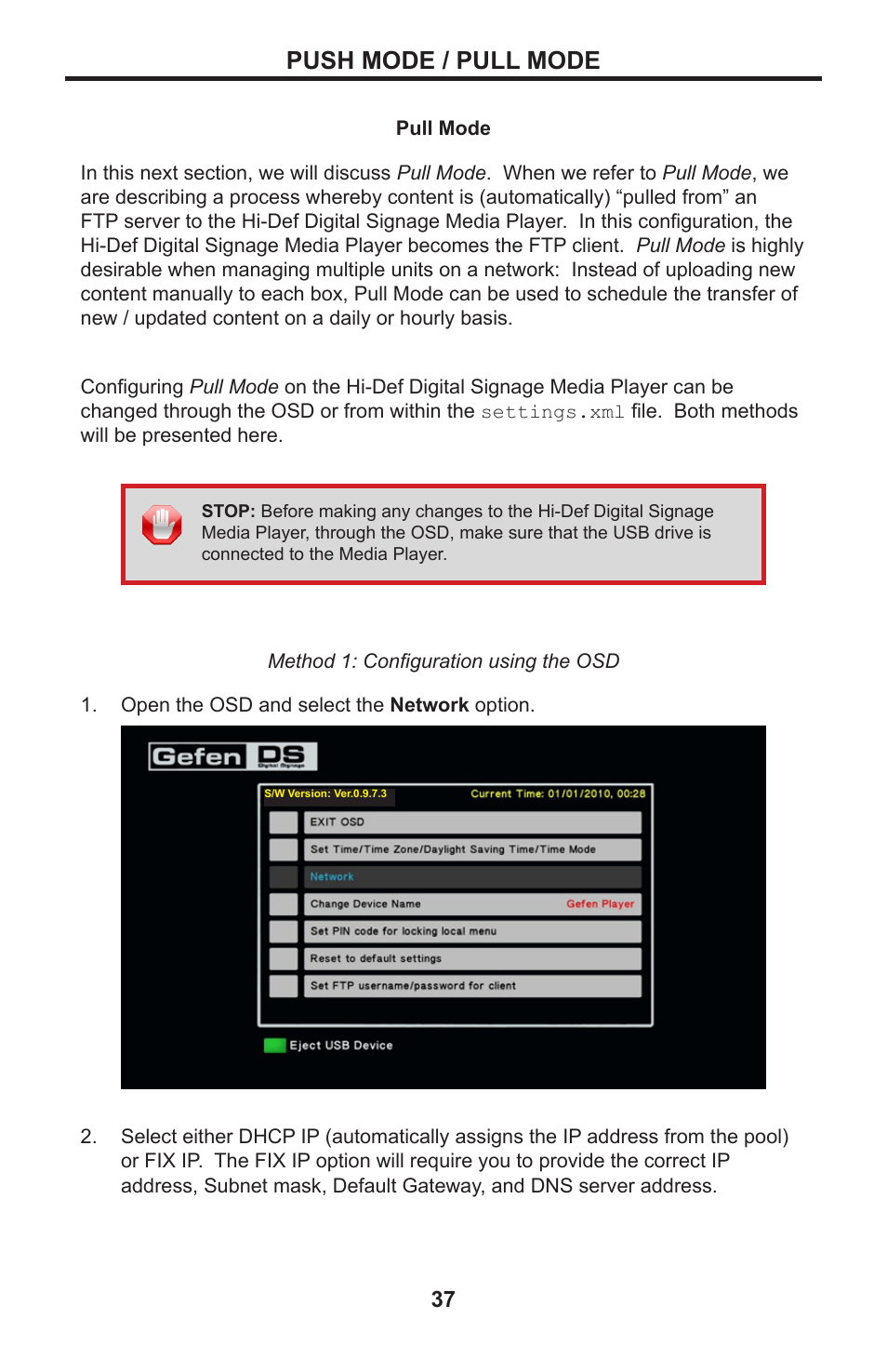 Push mode / pull mode | Gefen EXT-HD-DSMP User Manual | Page 41 / 64