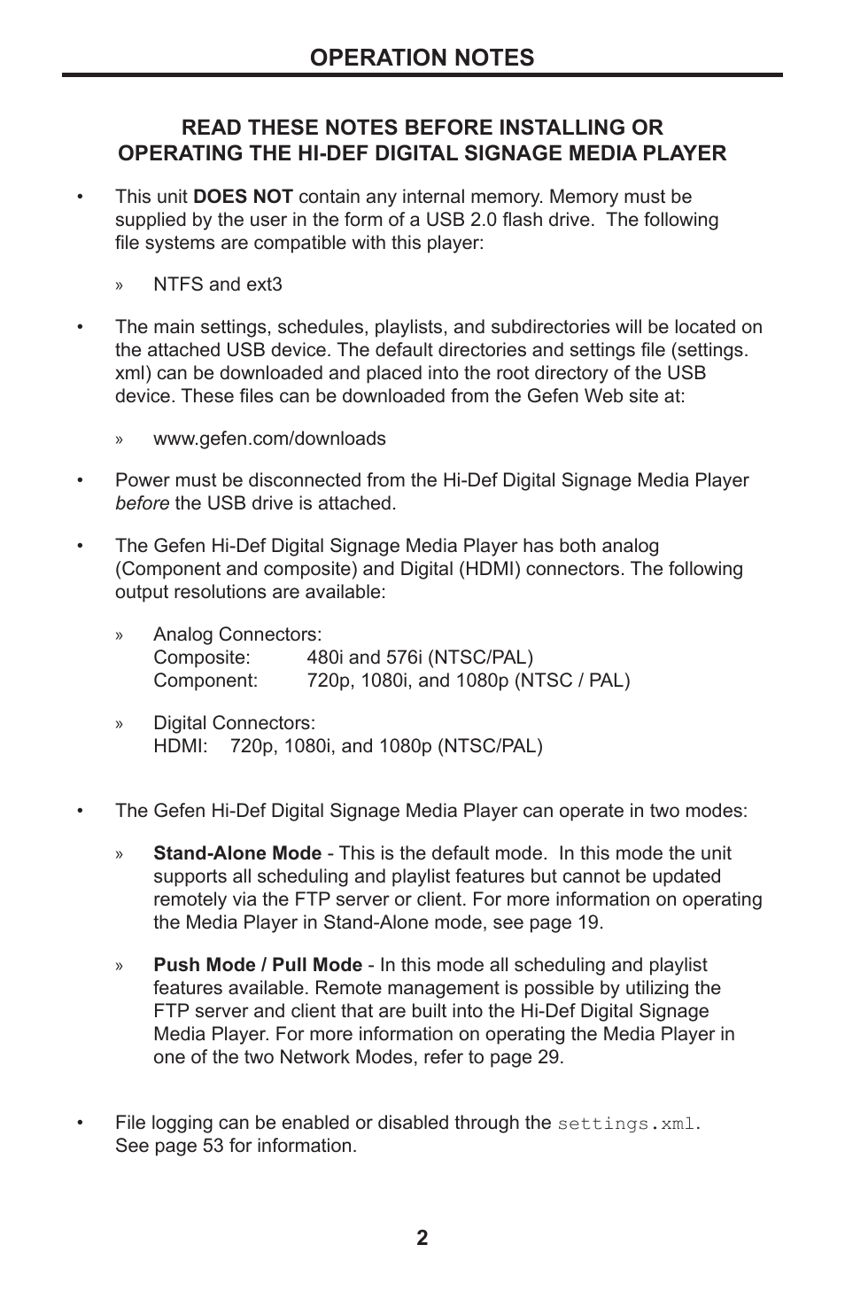 Gefen EXT-HD-DSMP User Manual | Page 6 / 64