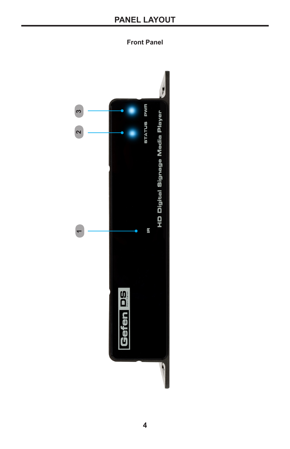 Panel layout | Gefen EXT-HD-DSMP User Manual | Page 8 / 64