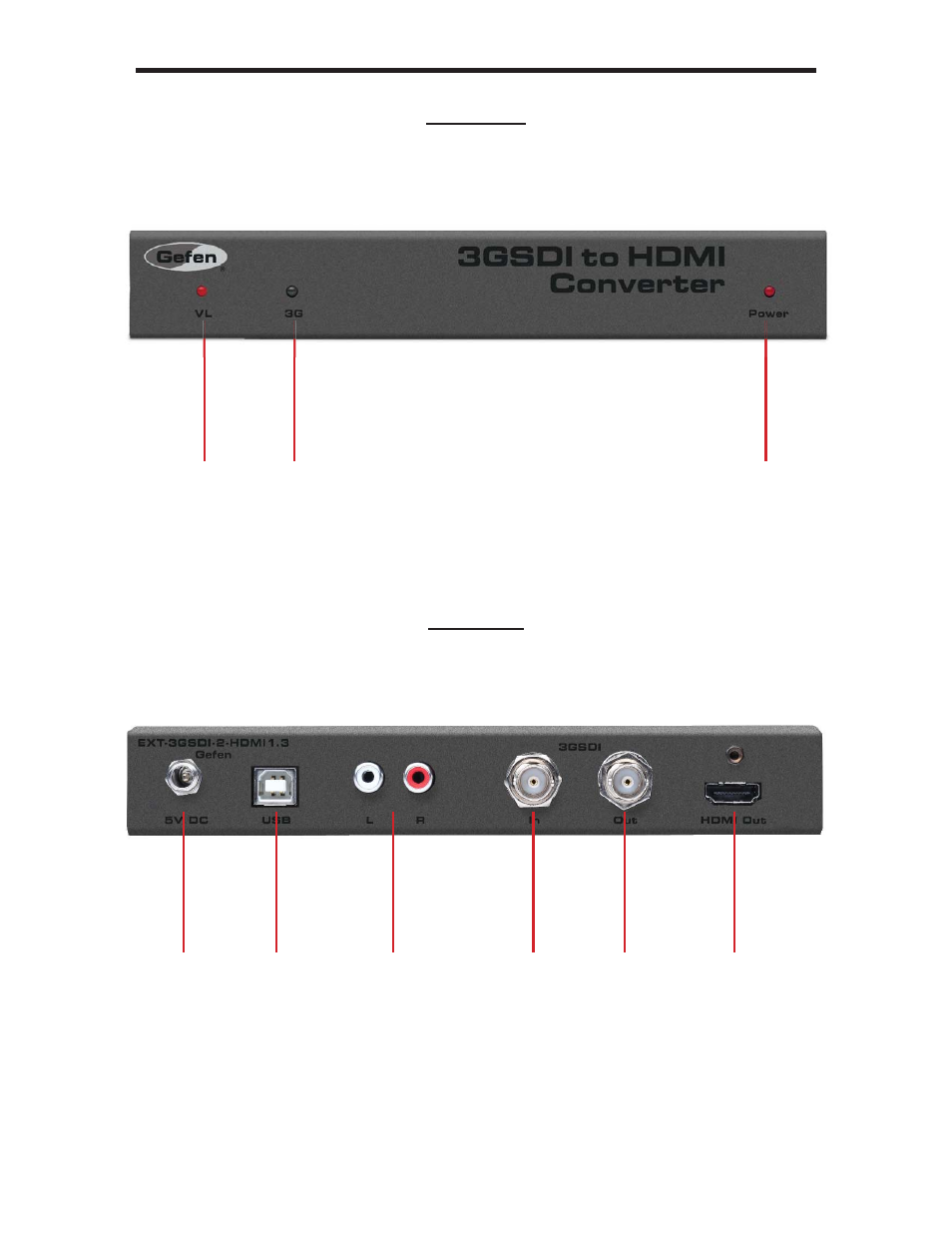 Gefen 3GSDI TO HDMI 1.3 EXT-3GSDI-2-HDMI1.3 User Manual | Page 7 / 22