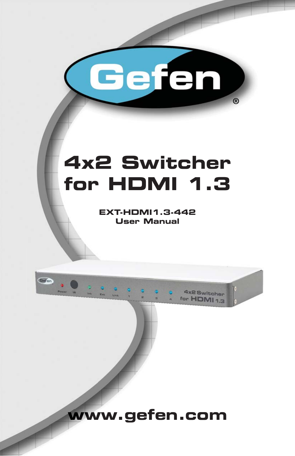 Gefen EXT-HDMI1.3-442 User Manual | 20 pages