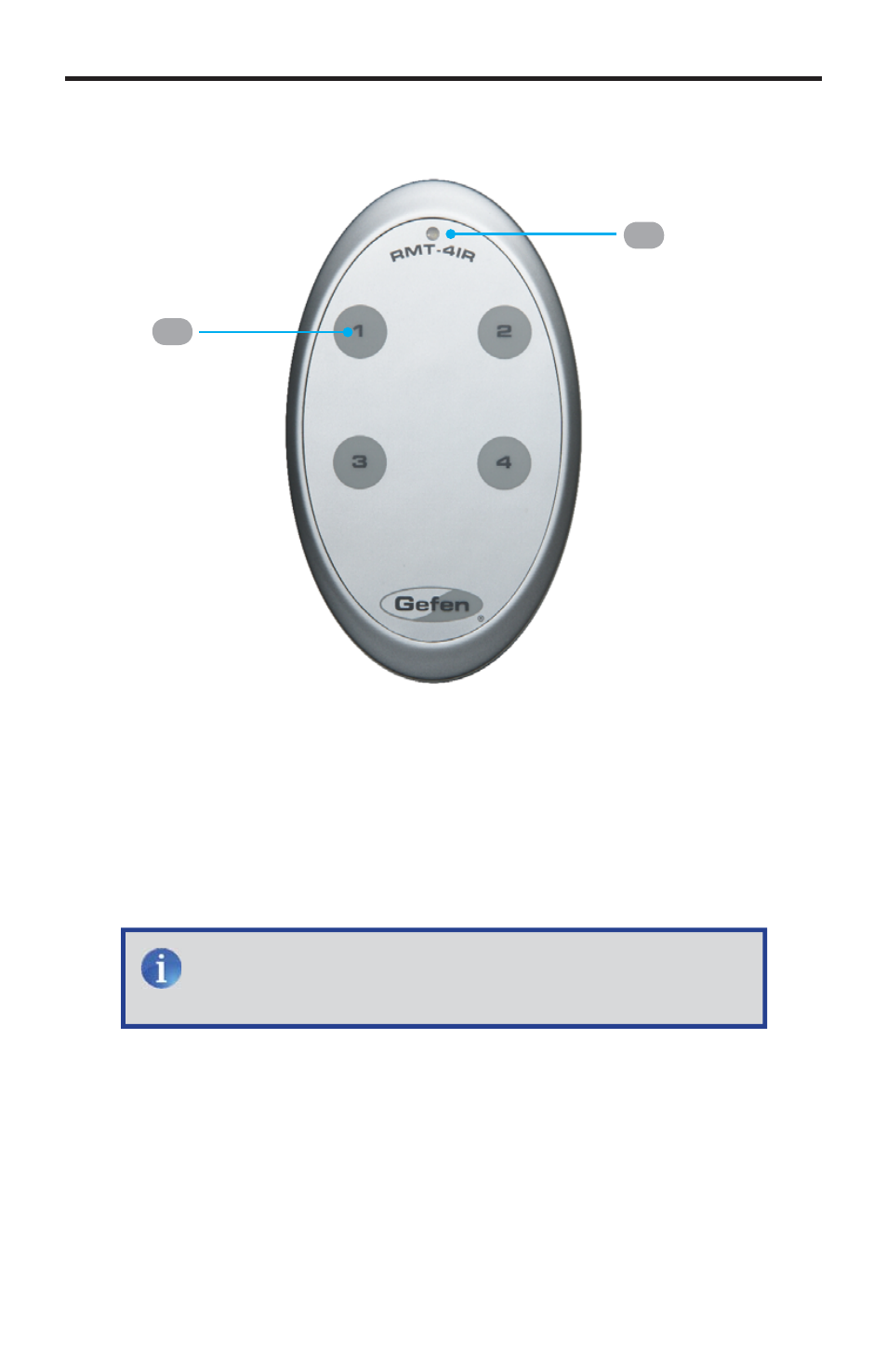 Ir remote control | Gefen EXT-HDMI1.3-442 User Manual | Page 11 / 20