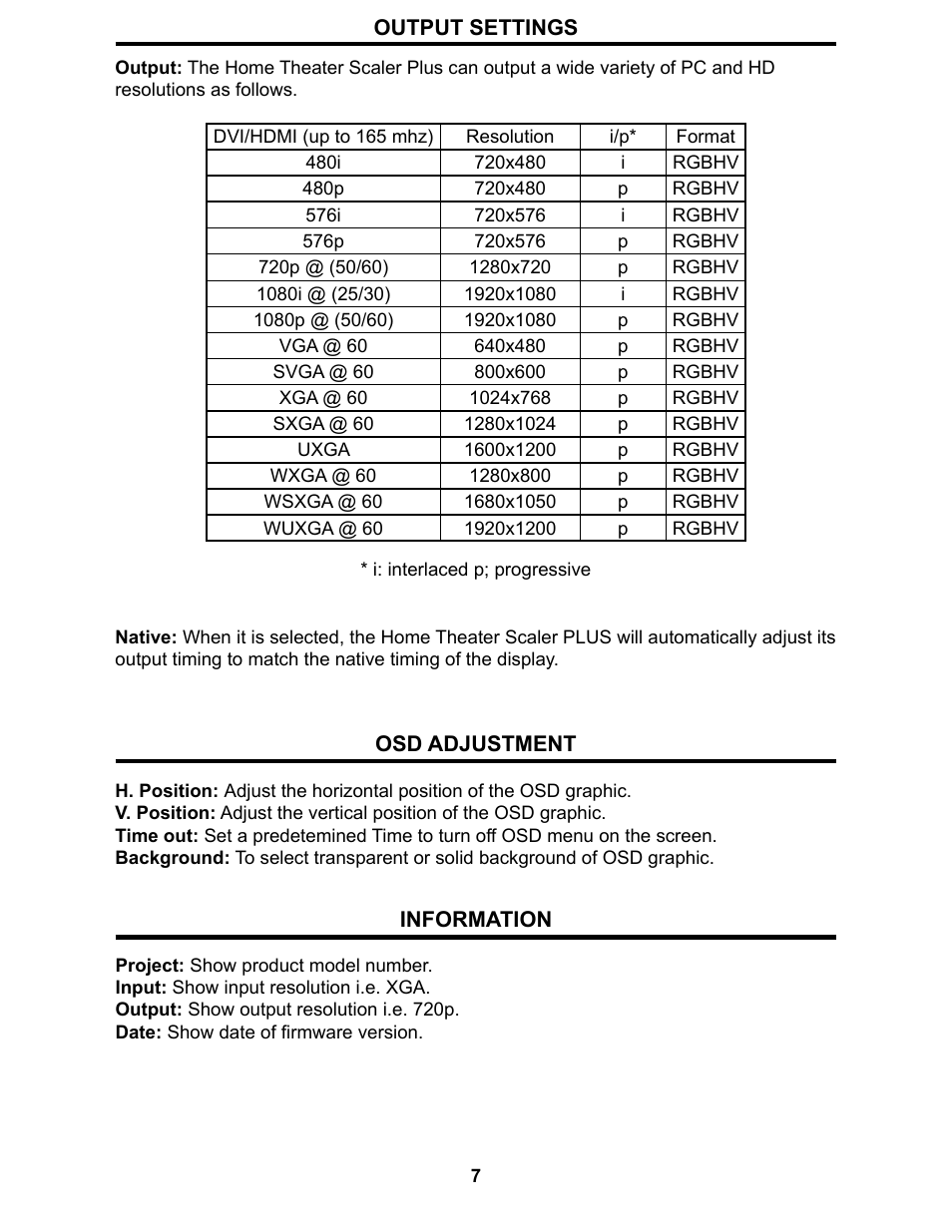 Gefen Home Theater Scaler PLUS User Manual | Page 10 / 14