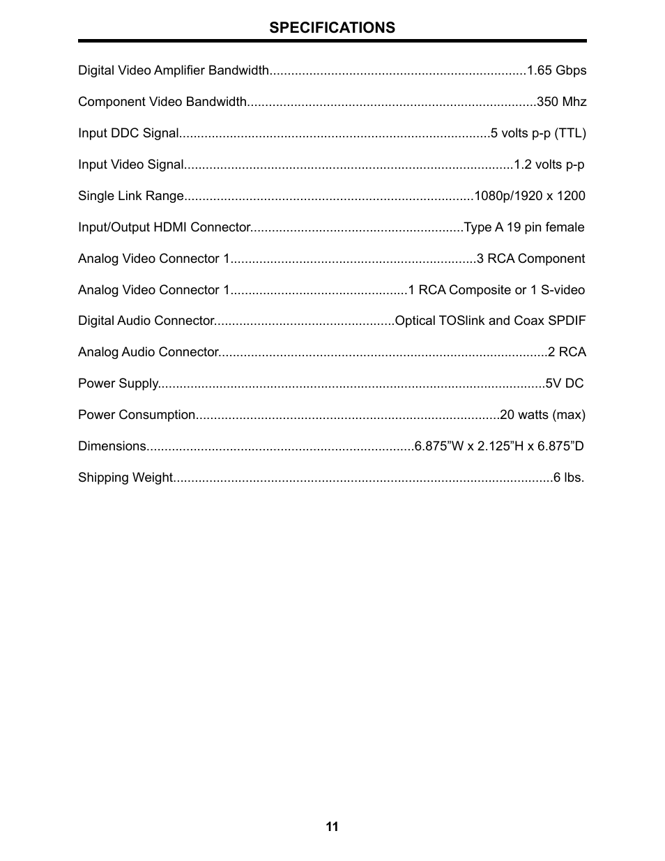 Gefen Home Theater Scaler PLUS User Manual | Page 14 / 14