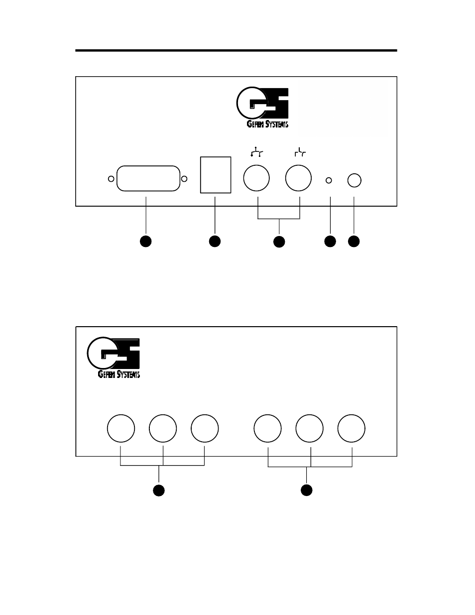 Tse100r receiver panels layout | Gefen TSE100 User Manual | Page 9 / 18