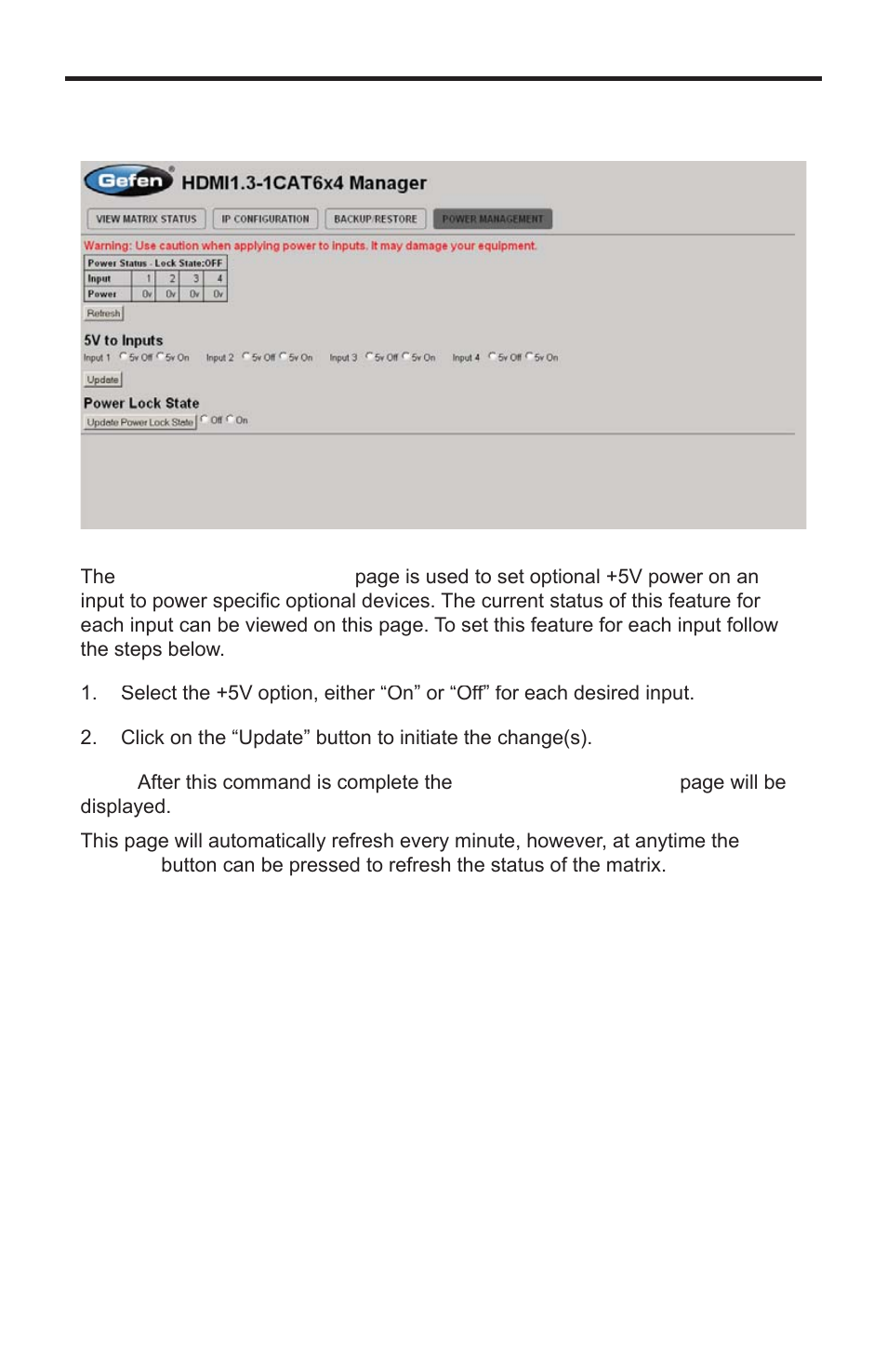 Ip control | Gefen EXT-HDMI1.3-CAT6-4X User Manual | Page 32 / 40