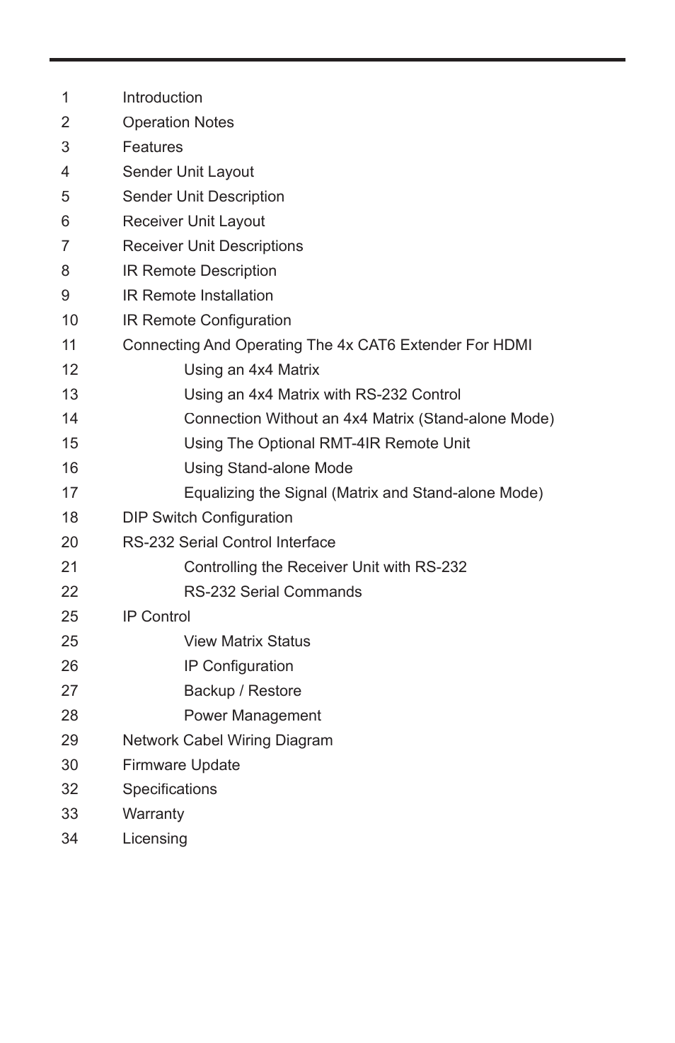 Gefen EXT-HDMI1.3-CAT6-4X User Manual | Page 4 / 40