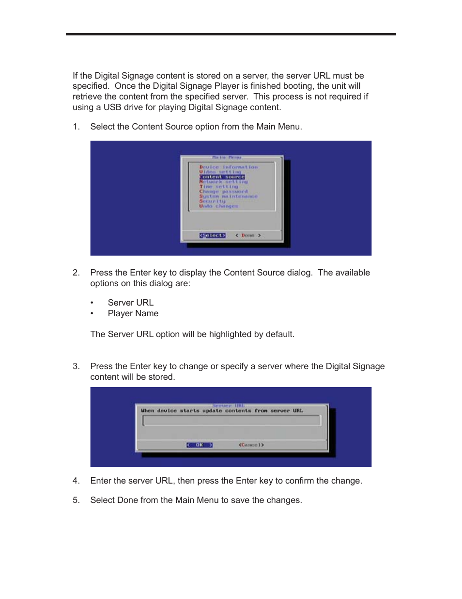 Menu system | Gefen EXT-HD-DSWF User Manual | Page 15 / 59