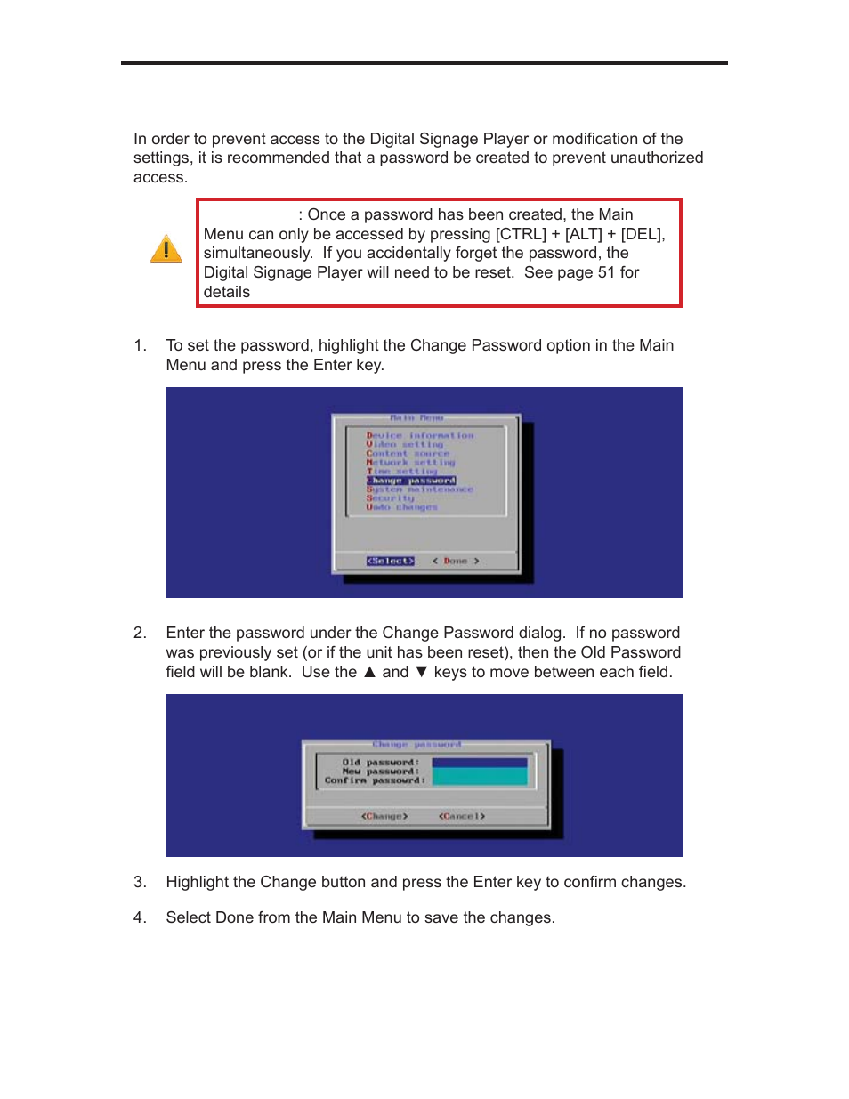 Menu system | Gefen EXT-HD-DSWF User Manual | Page 31 / 59