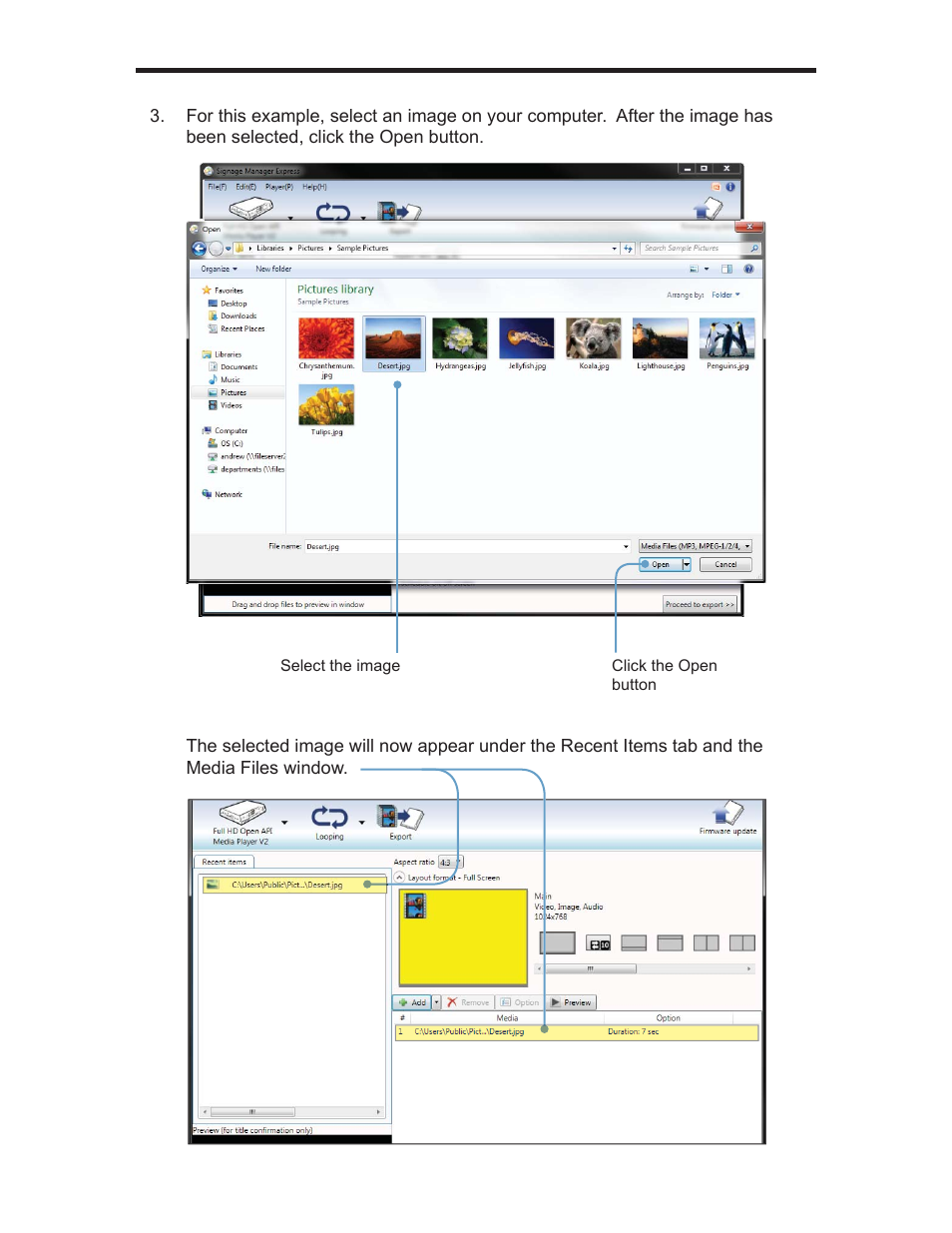 Signage manager express | Gefen EXT-HD-DSWF User Manual | Page 39 / 59