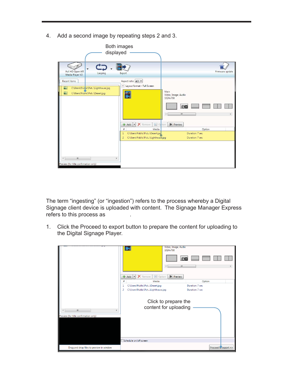 Signage manager express | Gefen EXT-HD-DSWF User Manual | Page 40 / 59