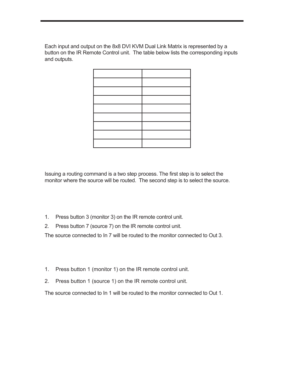 Using the ir remote control unit | Gefen GEF-DVIKVM-848DL User Manual | Page 17 / 49