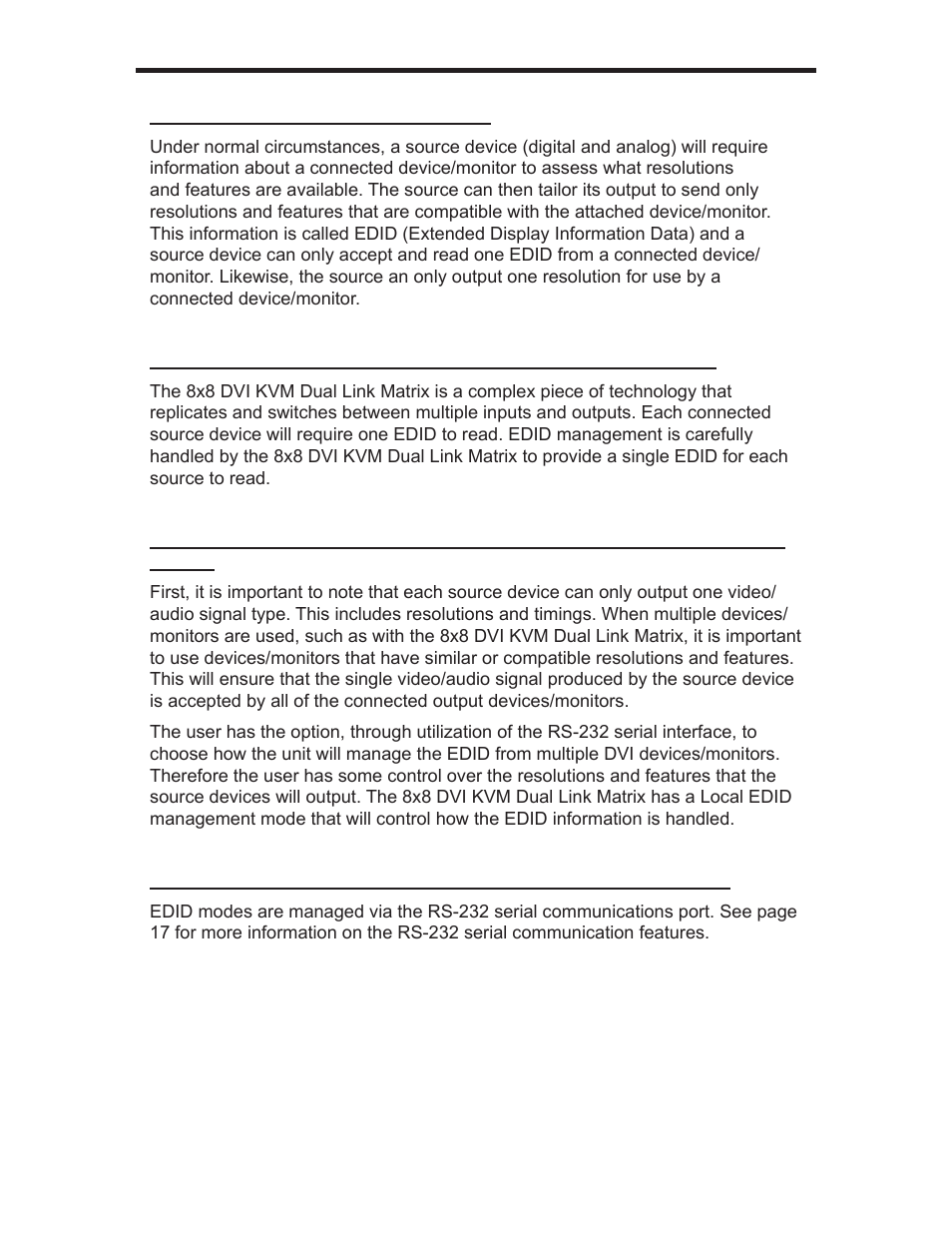 Edid management | Gefen GEF-DVIKVM-848DL User Manual | Page 18 / 49