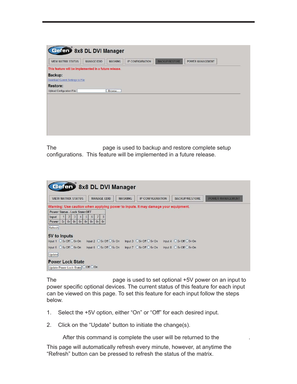Ip control | Gefen GEF-DVIKVM-848DL User Manual | Page 41 / 49