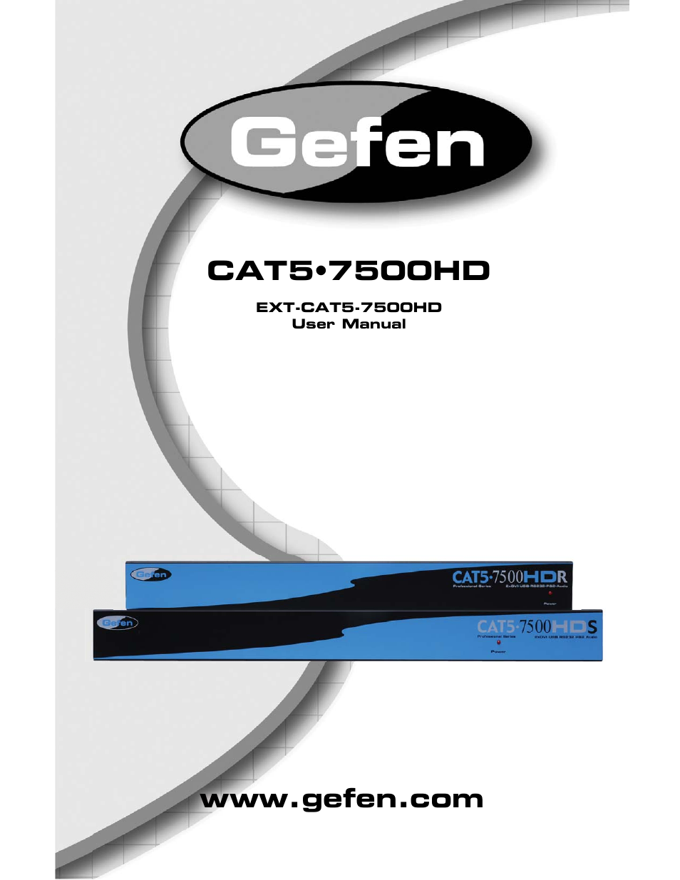 Gefen CAT5 User Manual | 20 pages