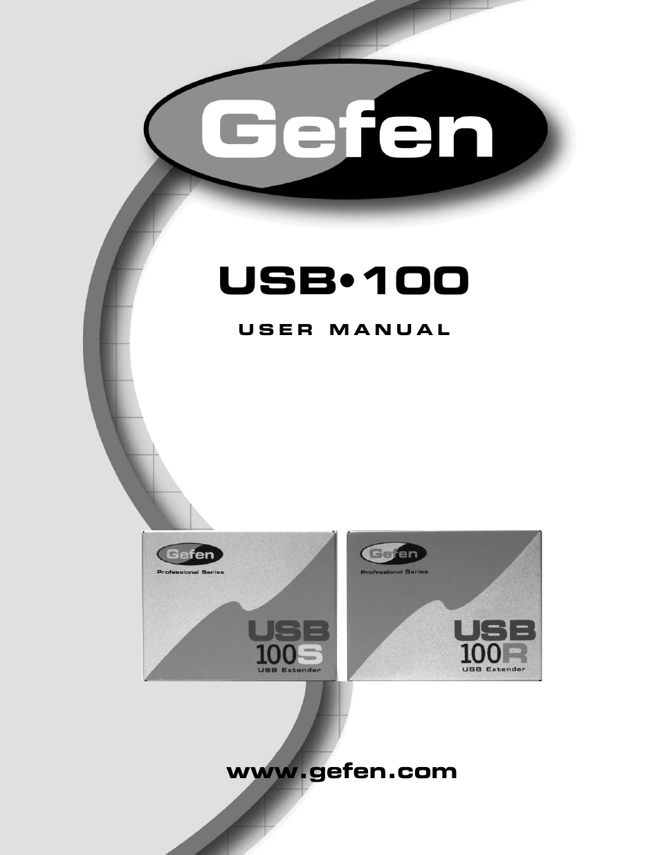 Gefen USB100 User Manual | 14 pages