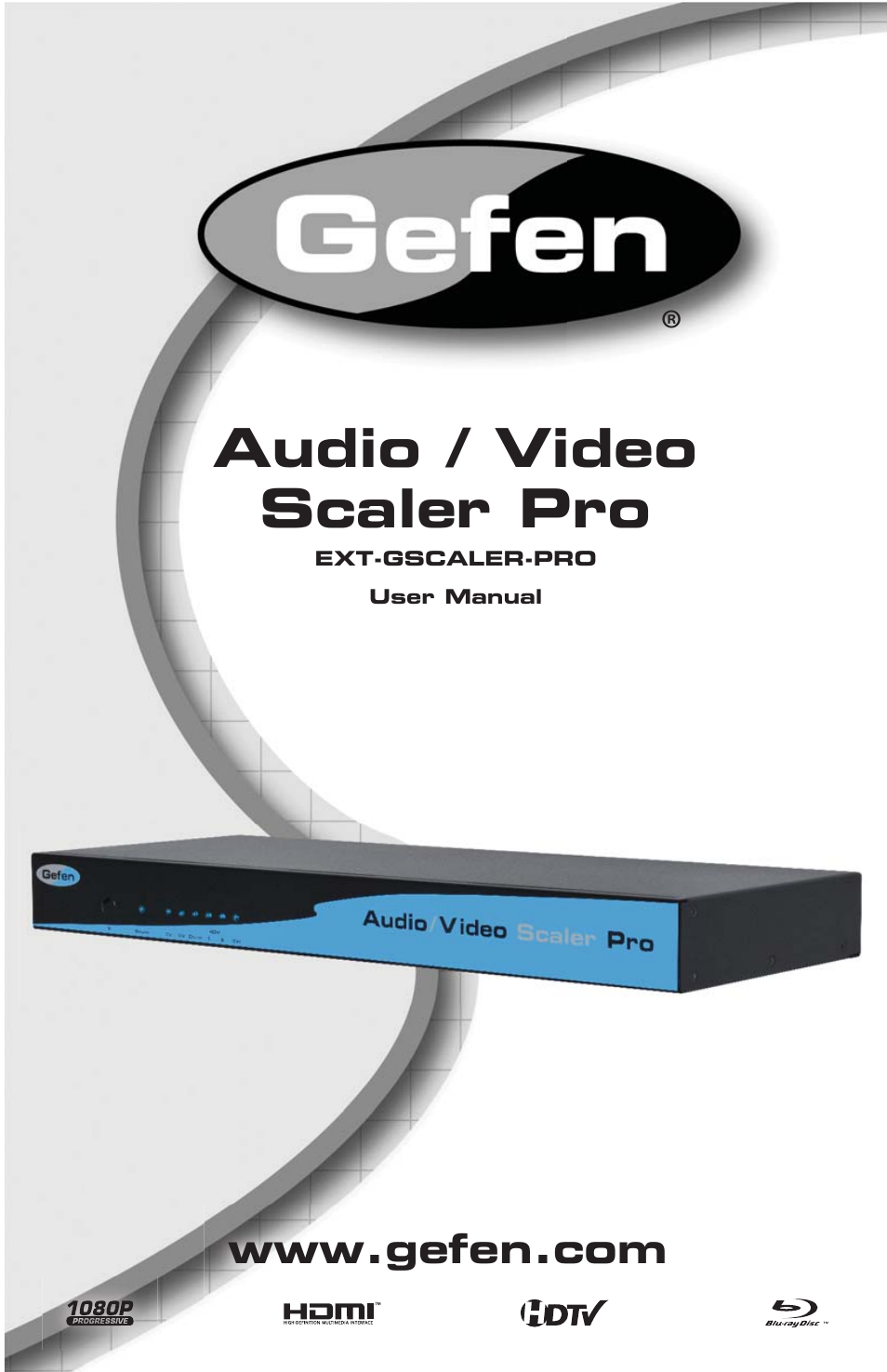 Gefen EXT-GSCALER-PRO User Manual | 21 pages