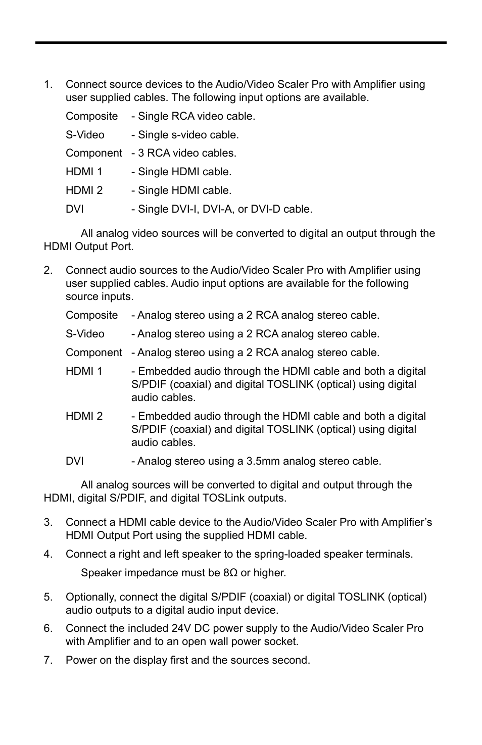 Gefen EXT-AVSCALER-PRO User Manual | Page 10 / 26
