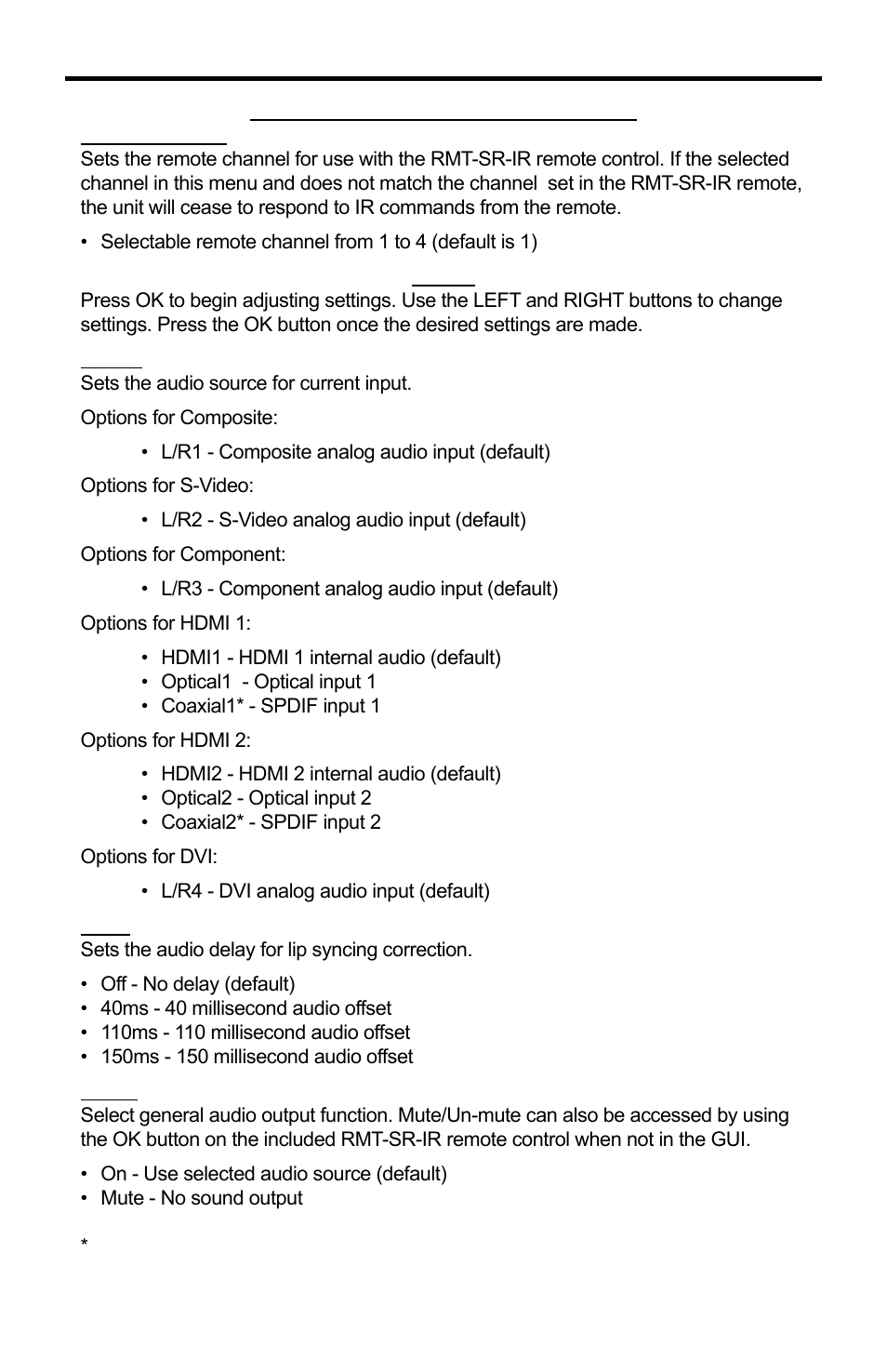 Gefen EXT-AVSCALER-PRO User Manual | Page 16 / 26
