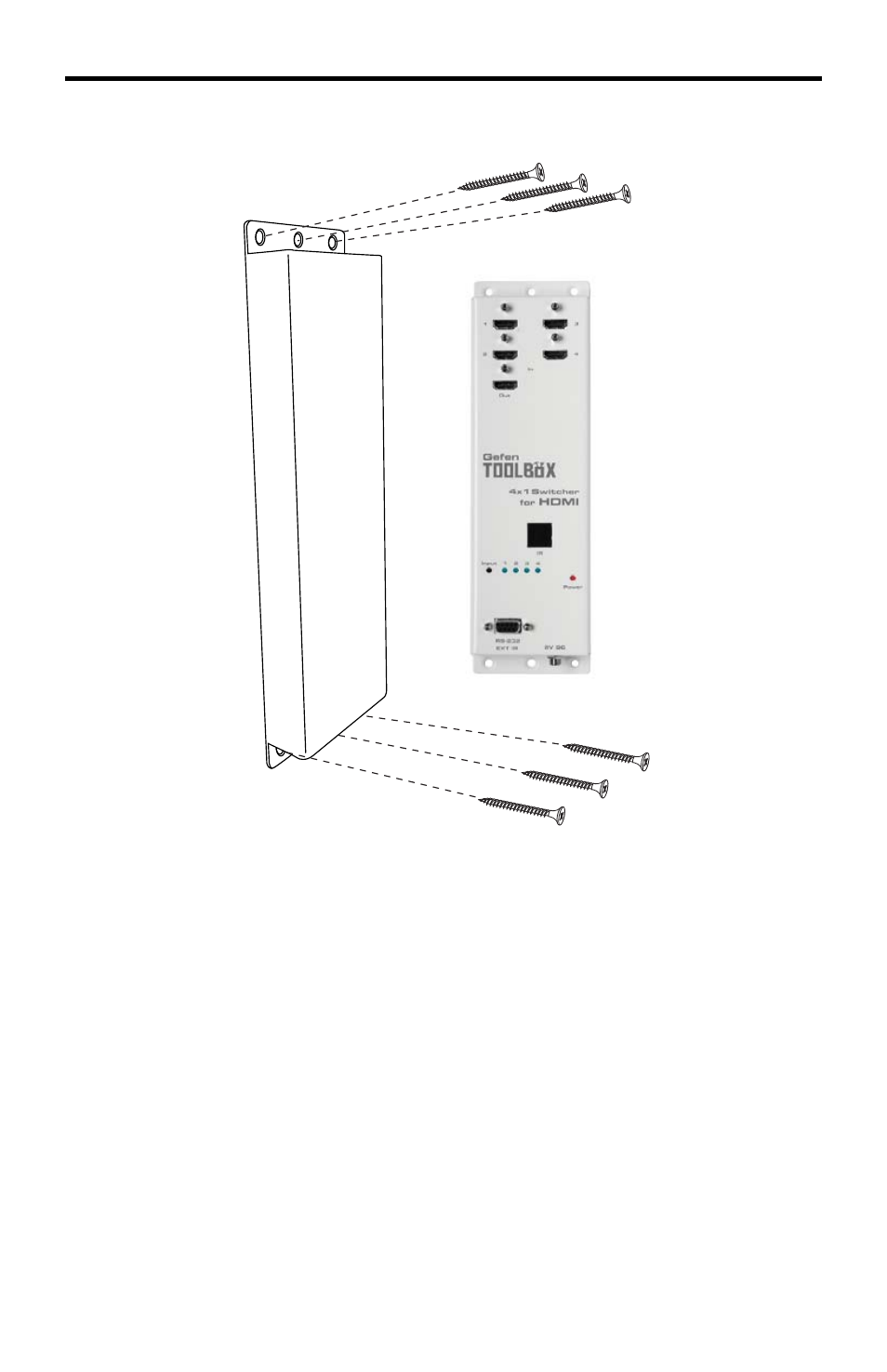 Wall mounting instructions | Gefen GTB-MHDMI1.3-441 User Manual | Page 20 / 25