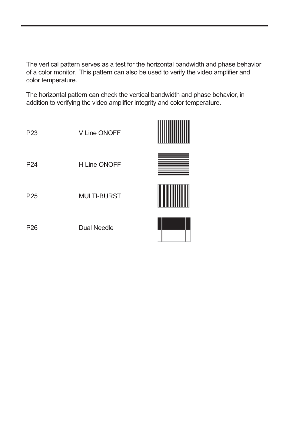 Pattern summary | Gefen GTB-HD-SIGGEN User Manual | Page 27 / 92