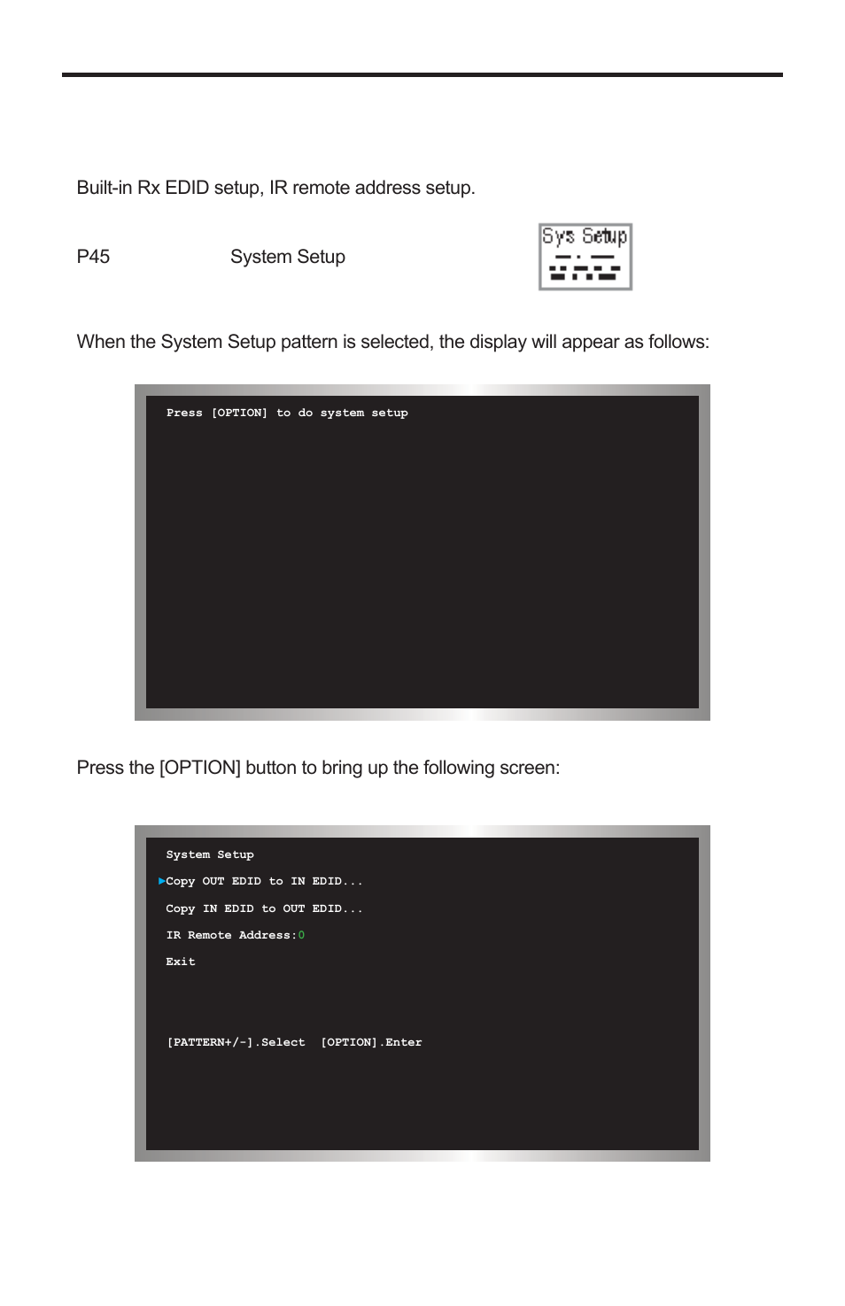 Pattern summary | Gefen GTB-HD-SIGGEN User Manual | Page 43 / 92